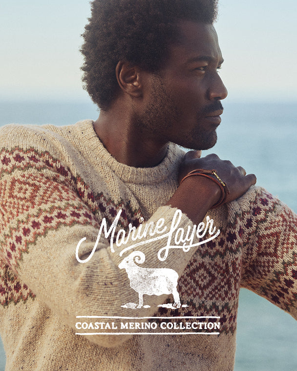 Coastal Merino Crewneck Sweater